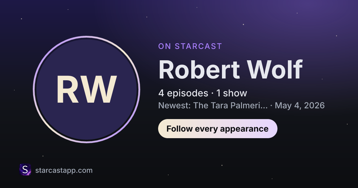 The preview card for Robert Wolf