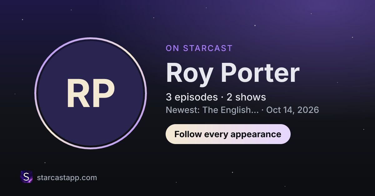 The preview card for Roy Porter