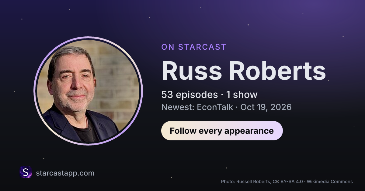 The preview card for Russ Roberts