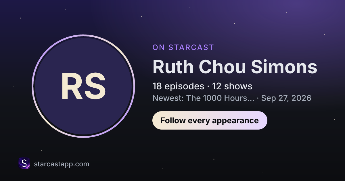 The preview card for Ruth Chou Simons