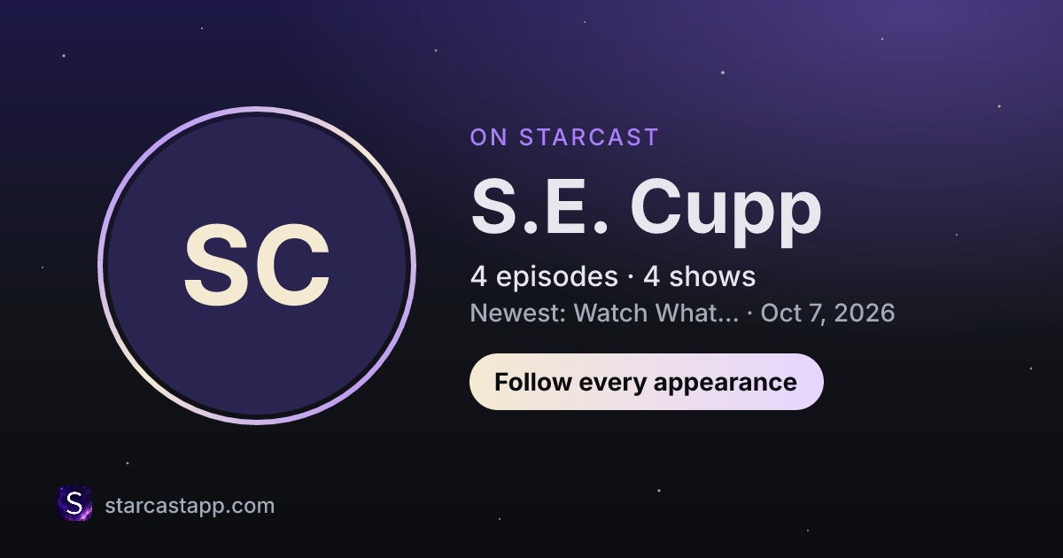 The preview card for S.E. Cupp