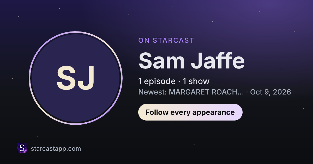 The preview card for Sam Jaffe