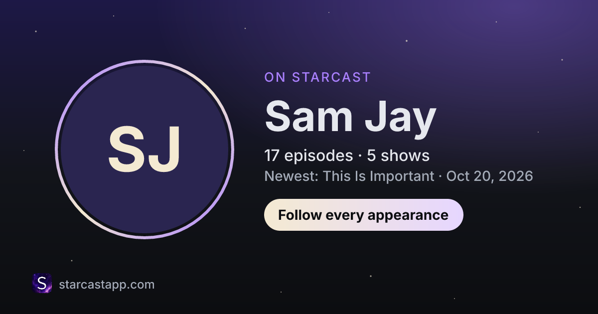 The preview card for Sam Jay