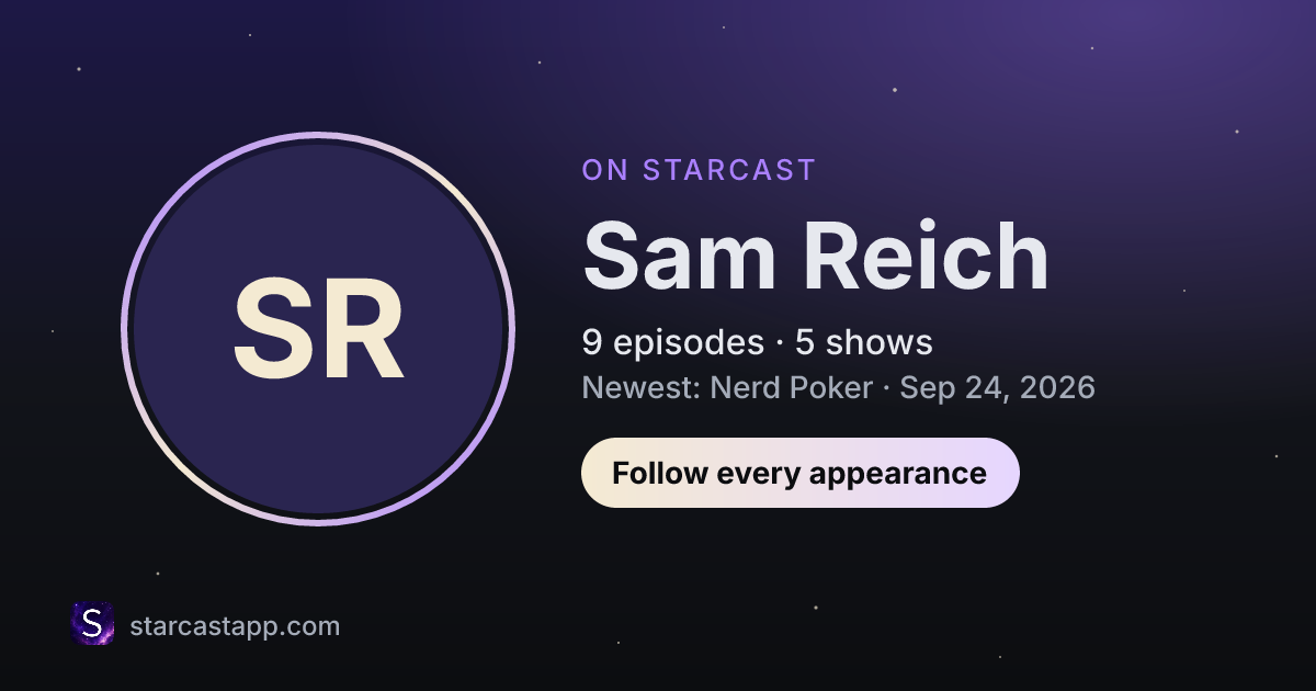The preview card for Sam Reich