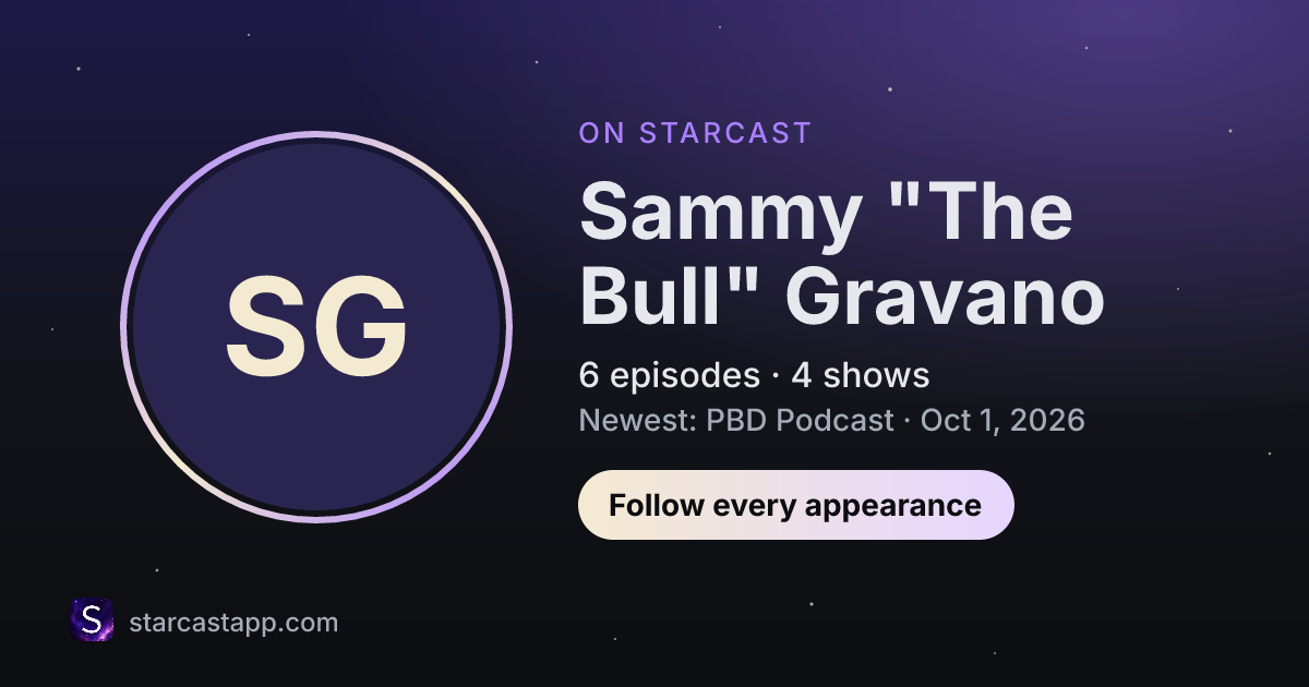 The preview card for Sammy "The Bull" Gravano