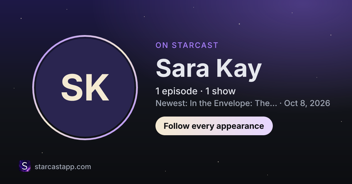The preview card for Sara Kay