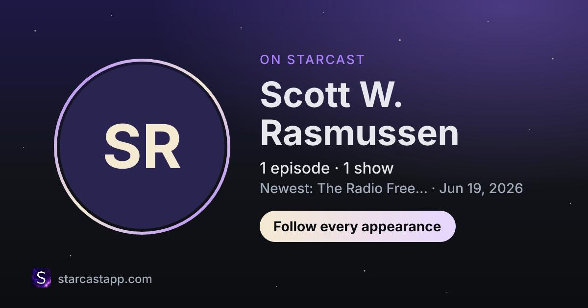 The preview card for Scott W. Rasmussen