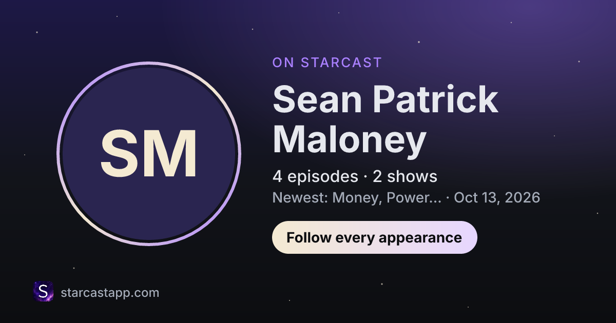The preview card for Sean Patrick Maloney