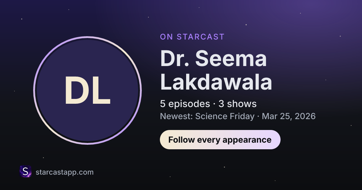 The preview card for Dr. Seema Lakdawala