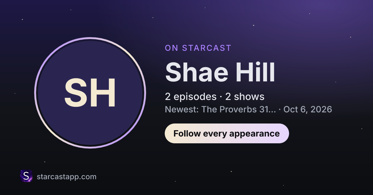The preview card for Shae Hill