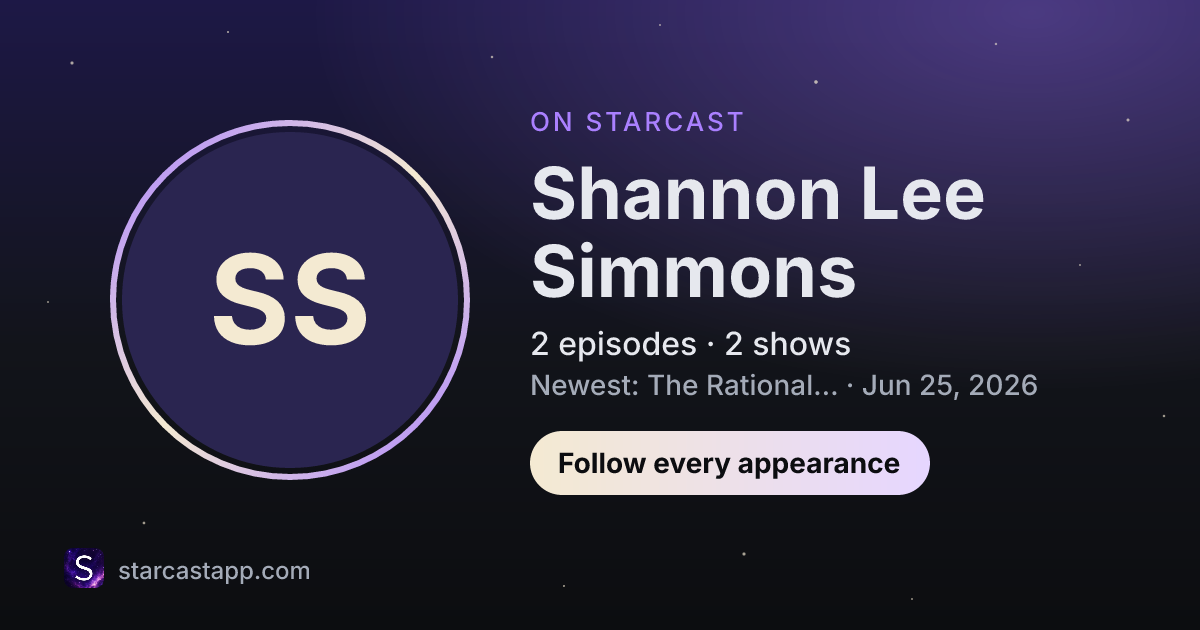 The preview card for Shannon Lee Simmons