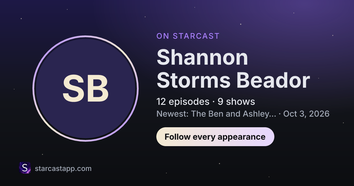 The preview card for Shannon Storms Beador