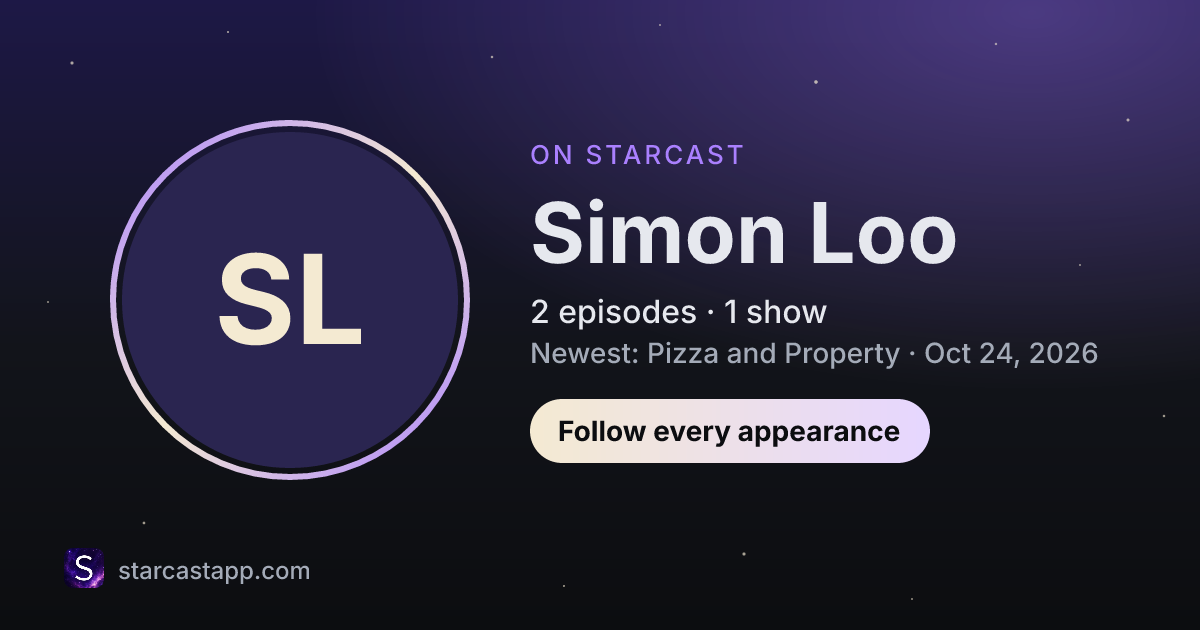 The preview card for Simon Loo