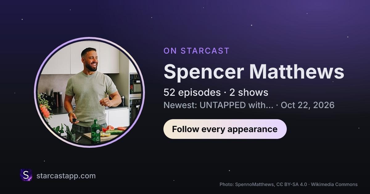 The preview card for Spencer Matthews