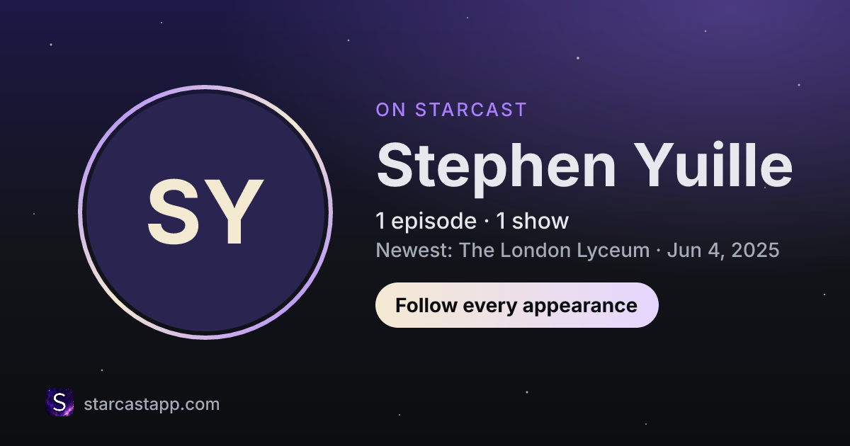 The preview card for Stephen Yuille