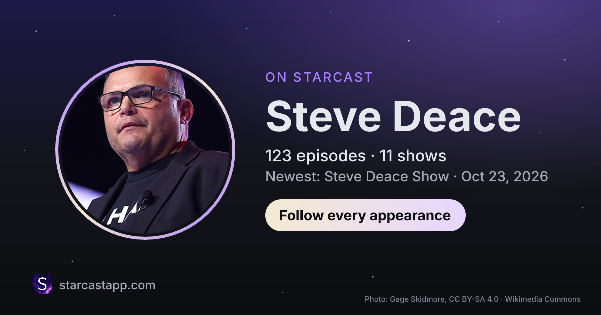 The preview card for Steve Deace