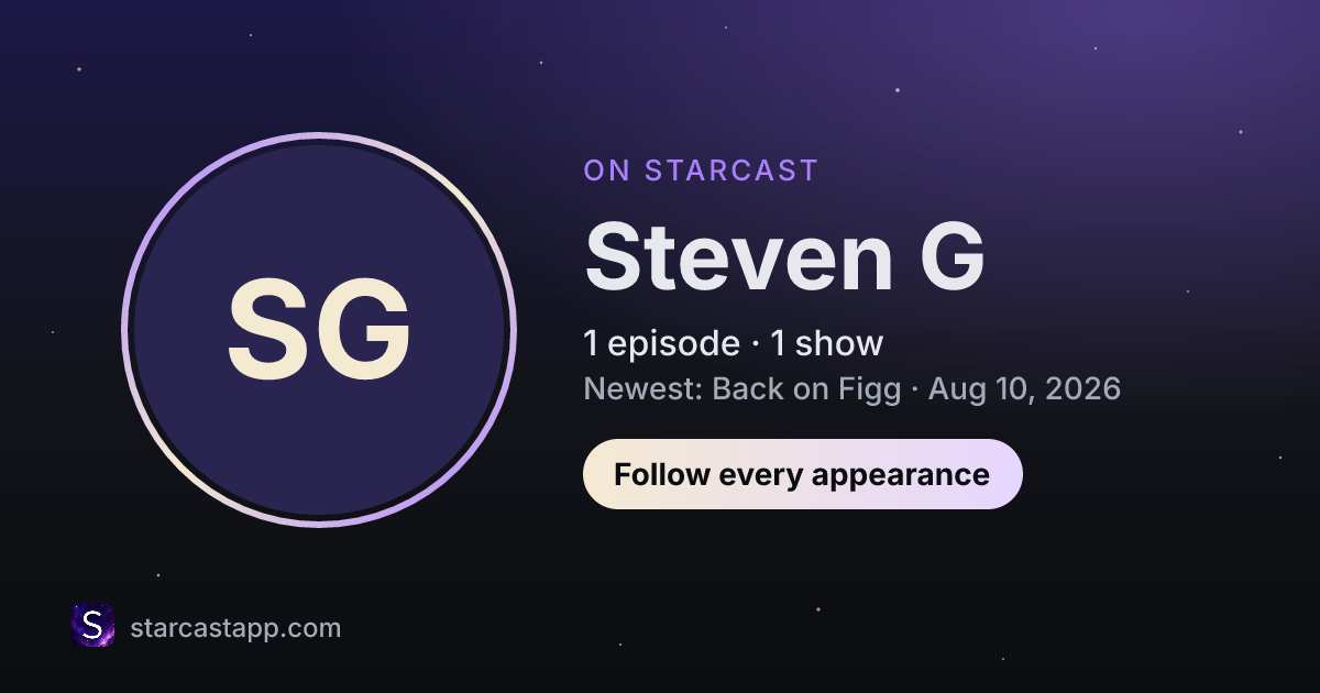 The preview card for Steven G