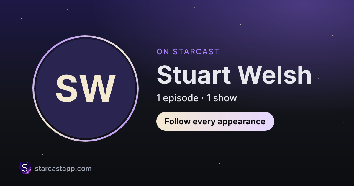 The preview card for Stuart Welsh