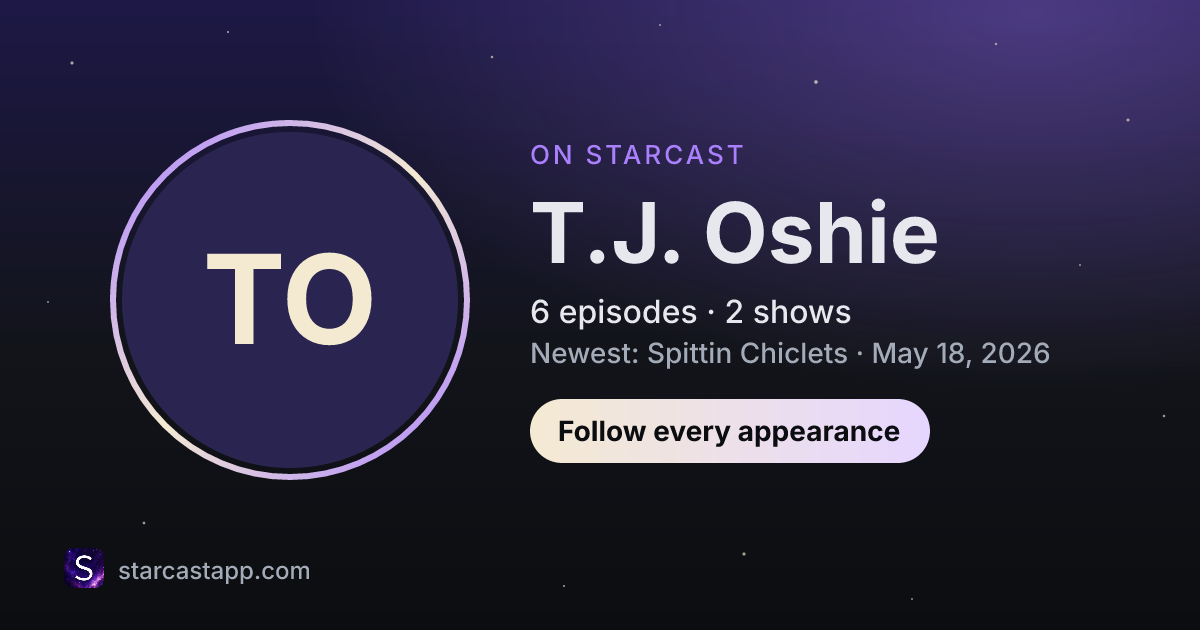 The preview card for T.J. Oshie