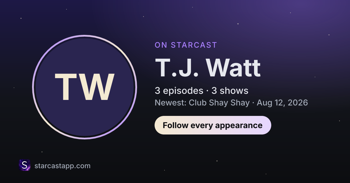 The preview card for T.J. Watt