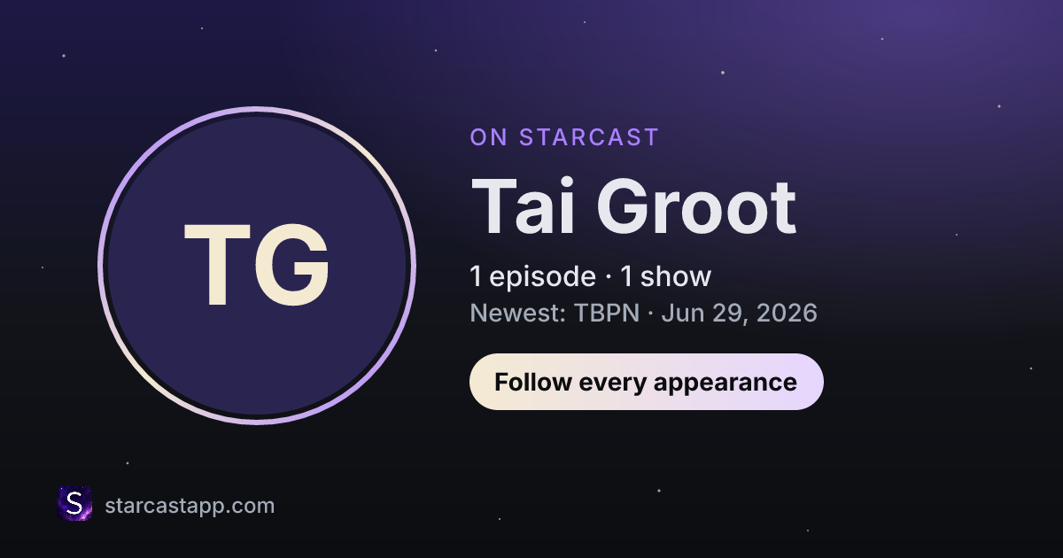 The preview card for Tai Groot