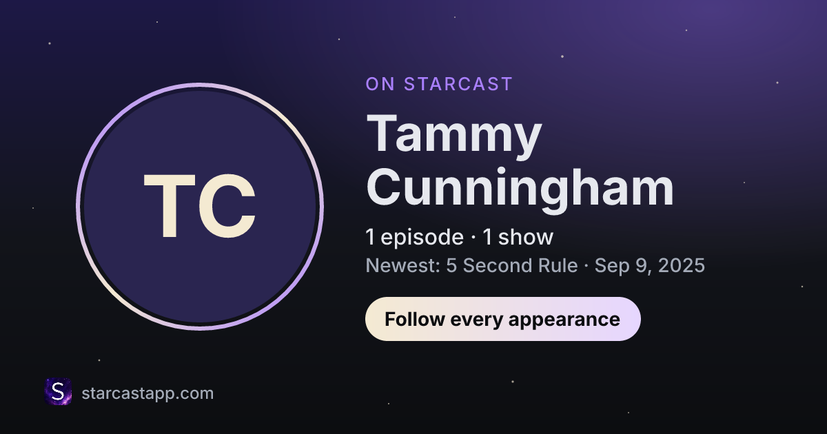 The preview card for Tammy Cunningham