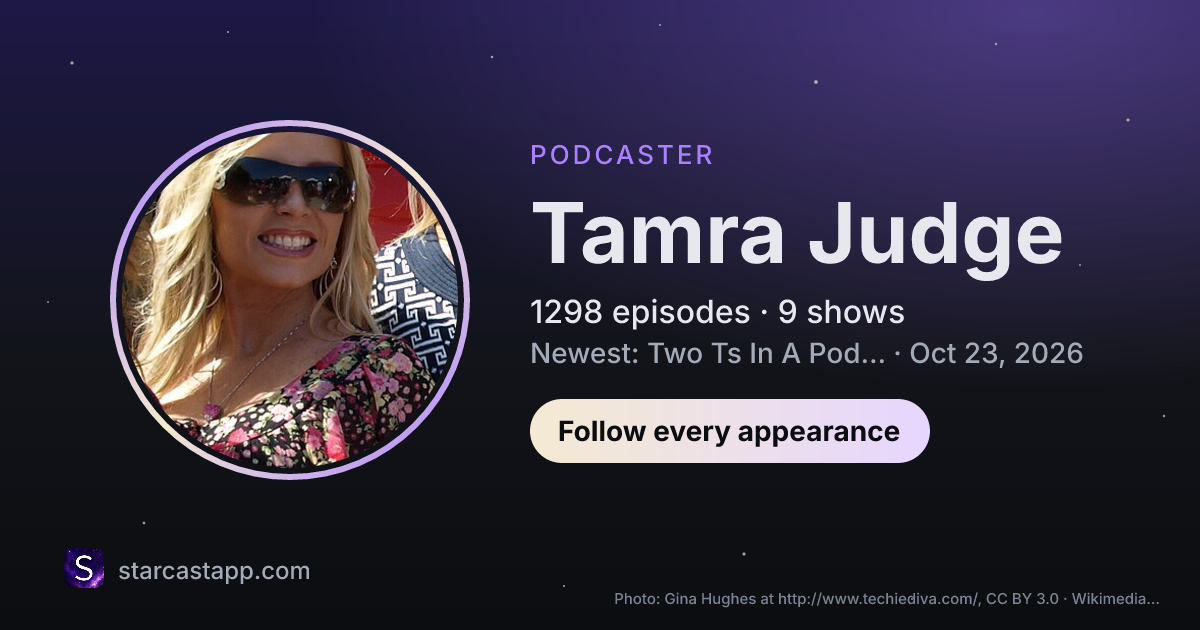 The preview card for Tamra Judge