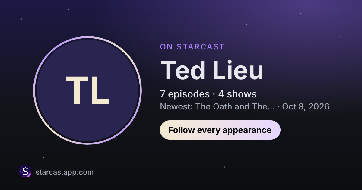 The preview card for Ted Lieu