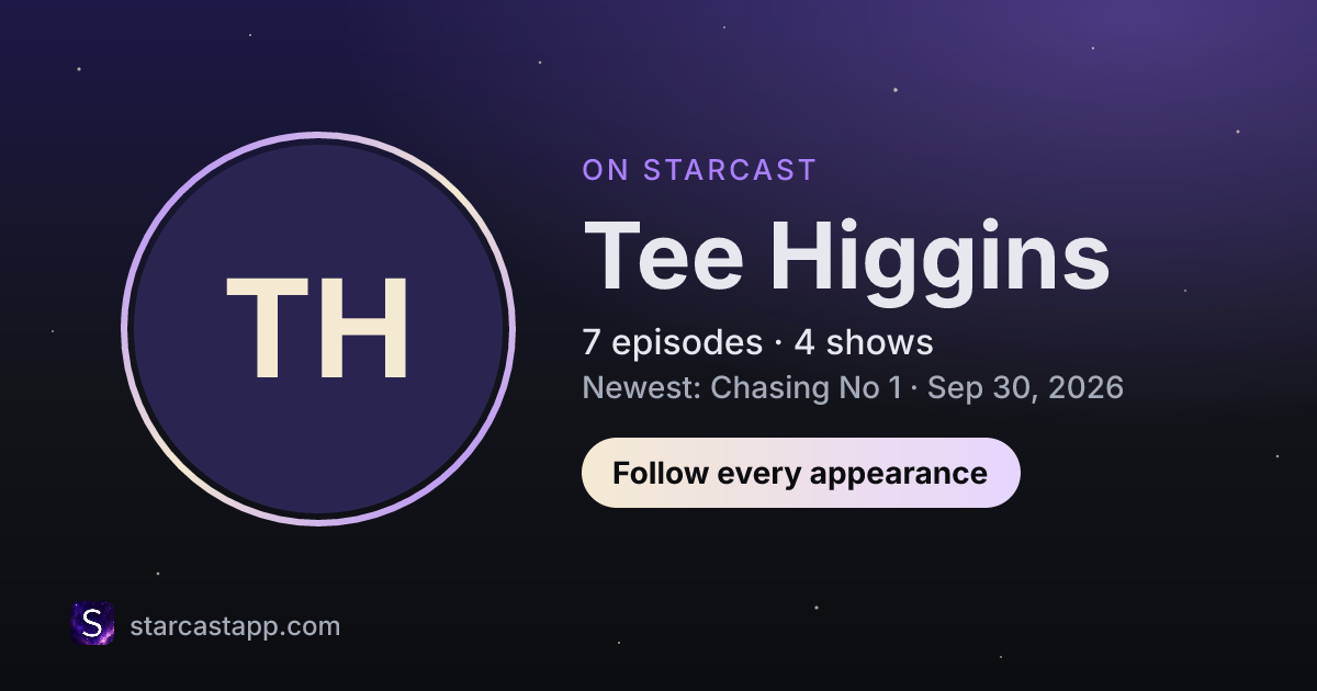 The preview card for Tee Higgins