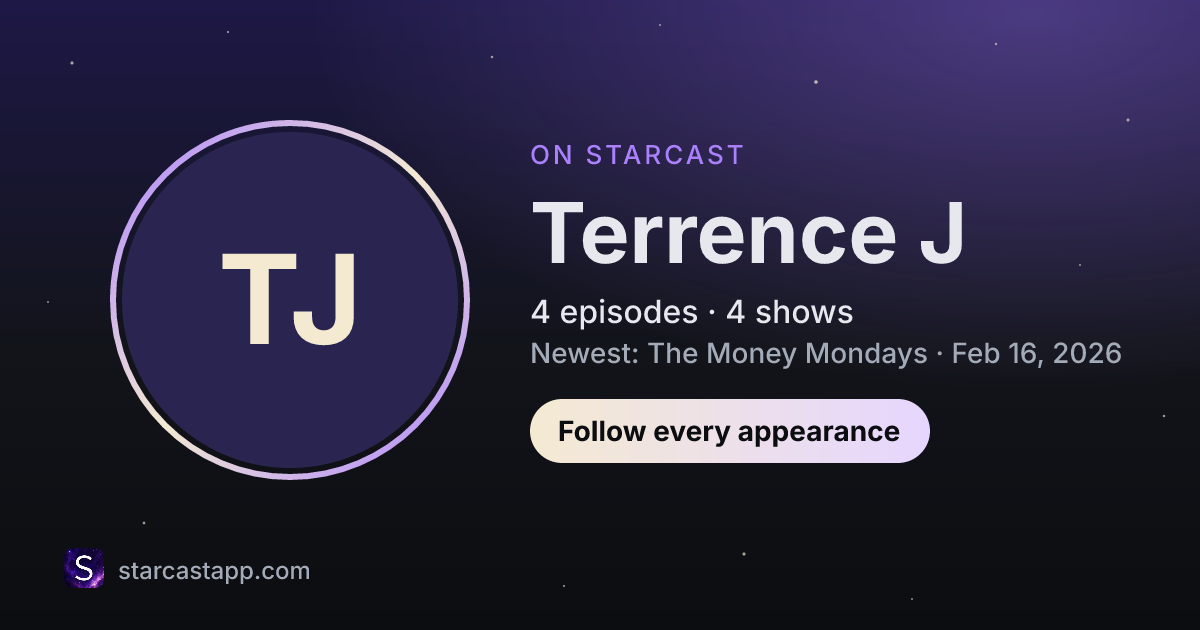 The preview card for Terrence J