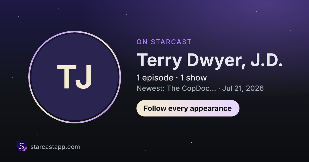 The preview card for Terry Dwyer, J.D.