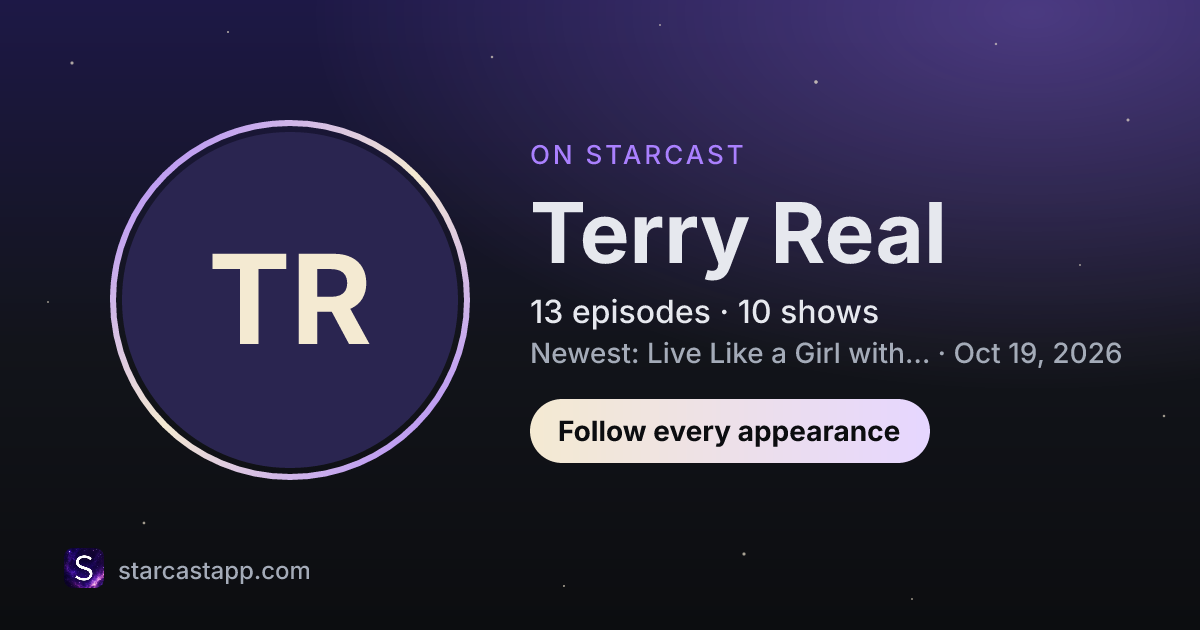 The preview card for Terry Real