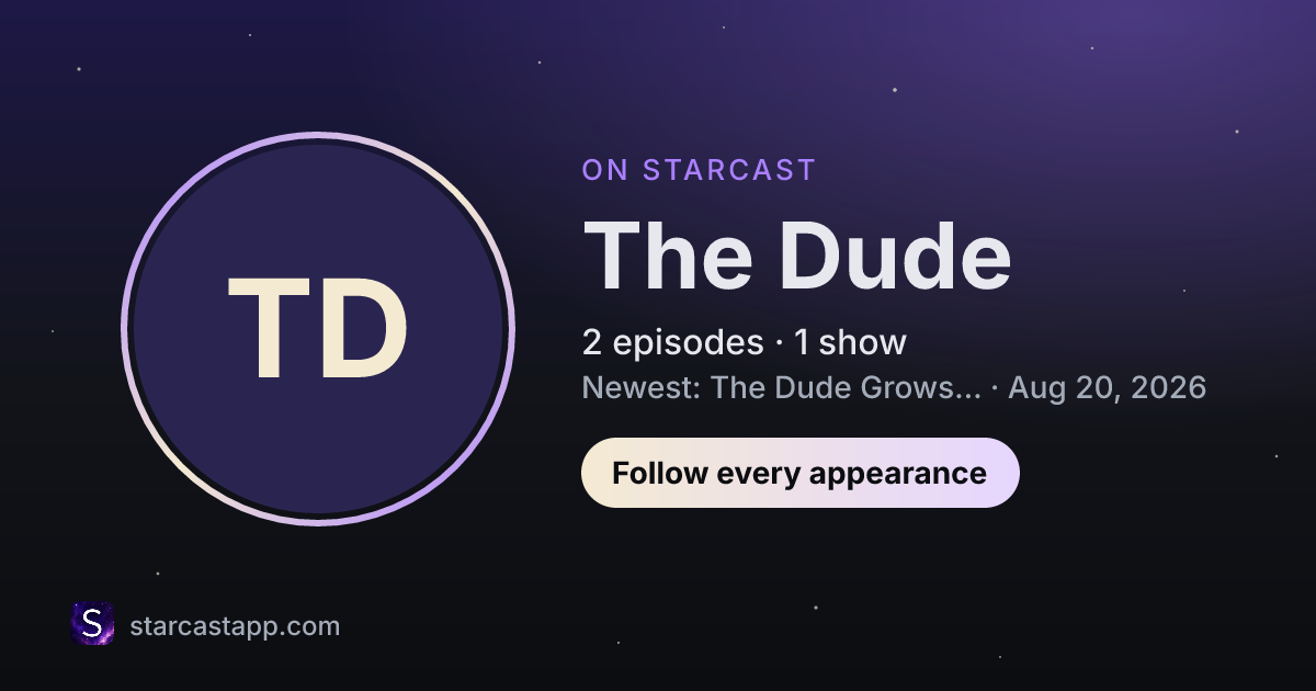 The preview card for The Dude
