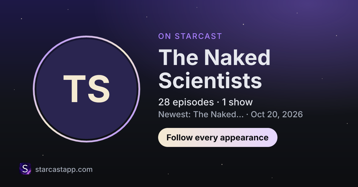 The preview card for The Naked Scientists