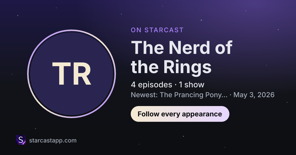 The preview card for The Nerd of the Rings