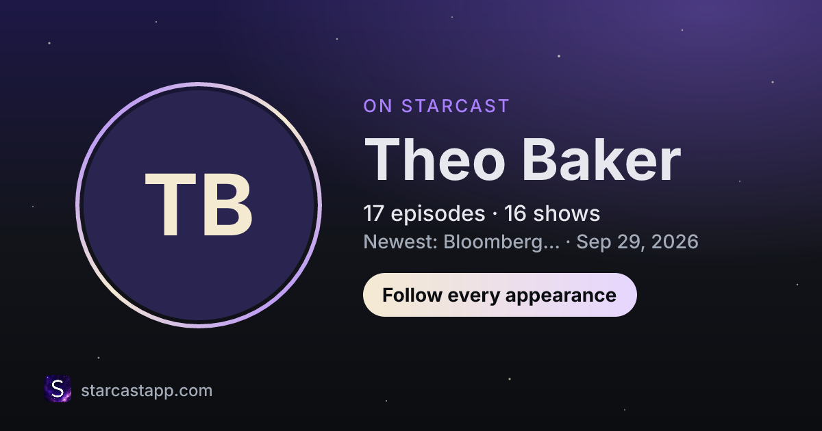 The preview card for Theo Baker