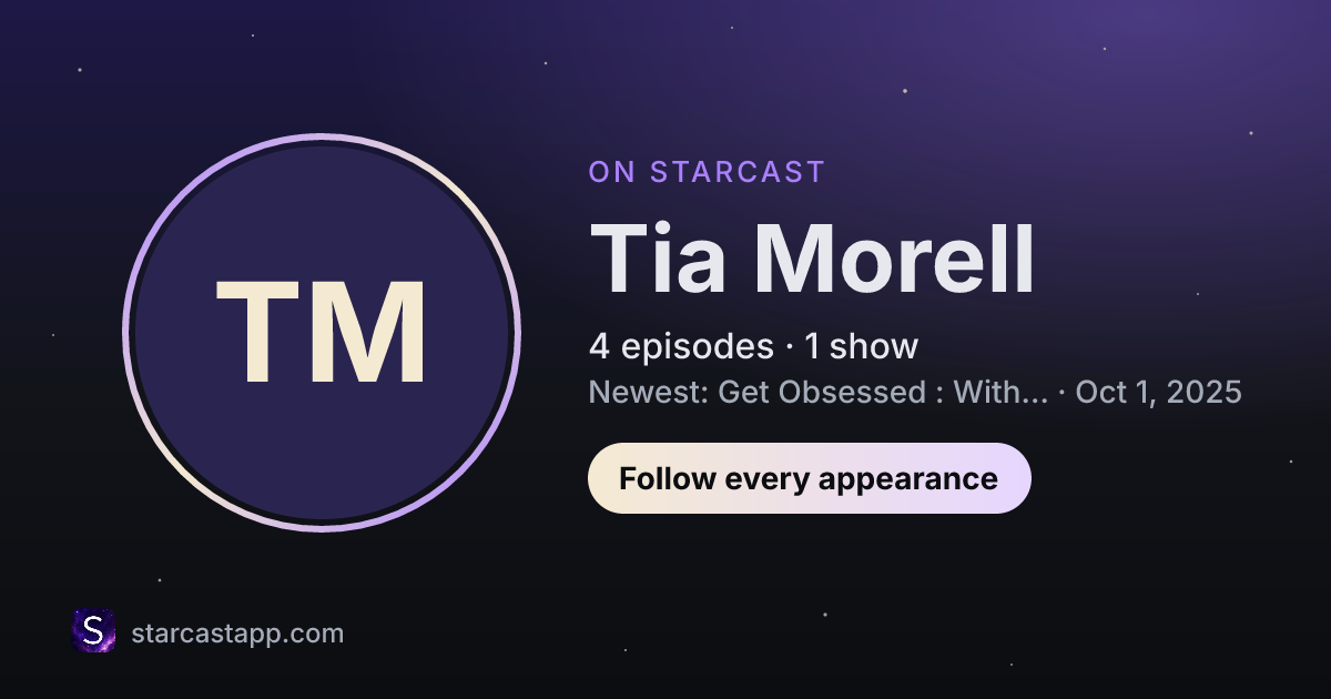 The preview card for Tia Morell