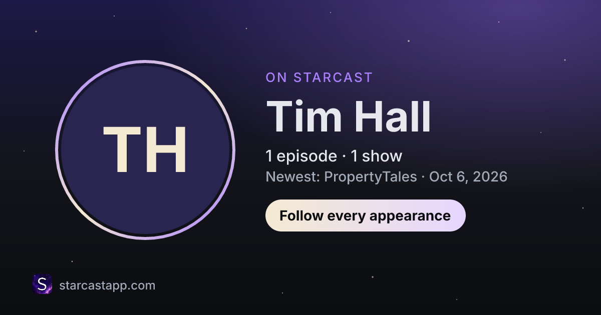 The preview card for Tim Hall
