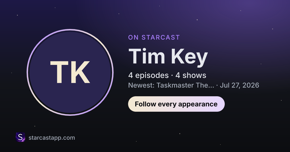 The preview card for Tim Key