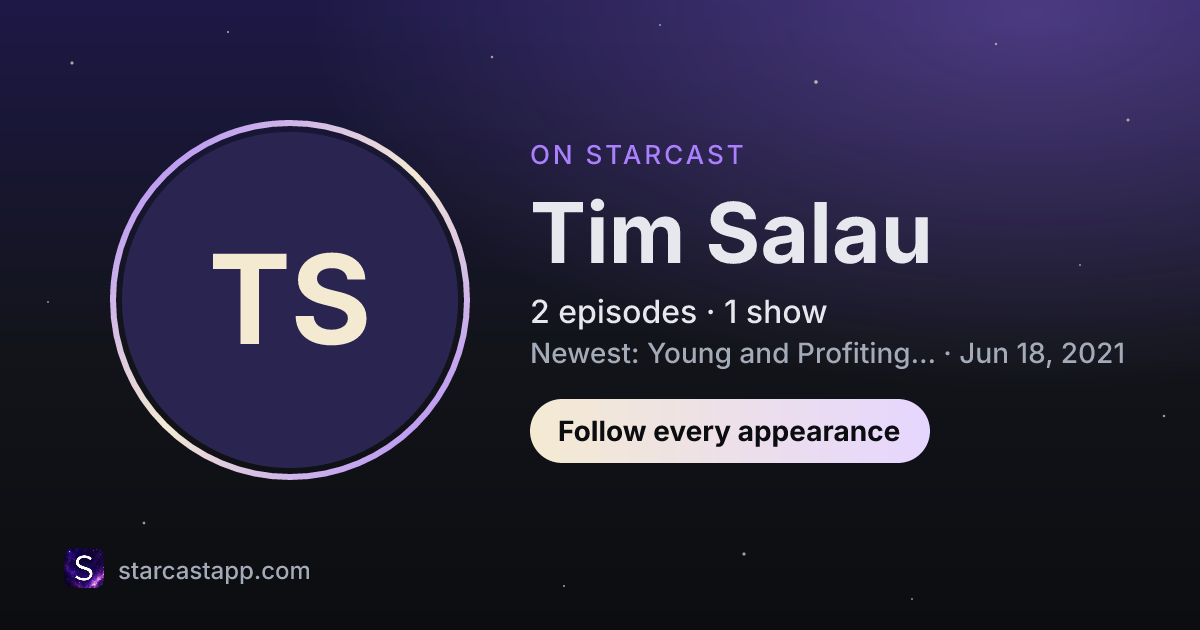 The preview card for Tim Salau