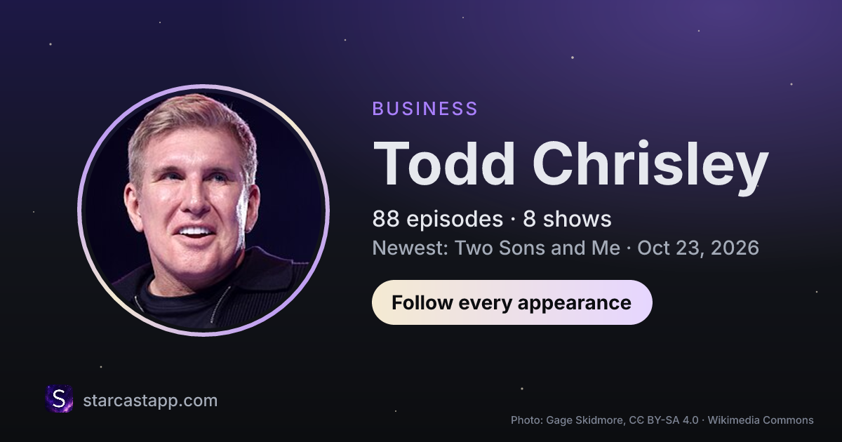 The preview card for Todd Chrisley