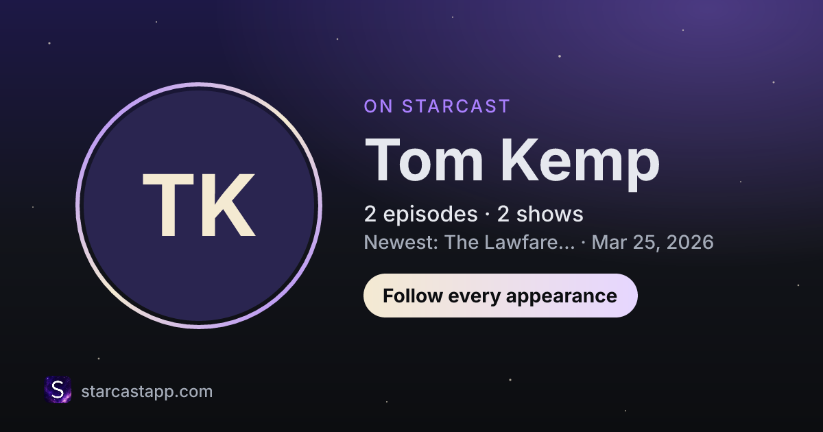 The preview card for Tom Kemp