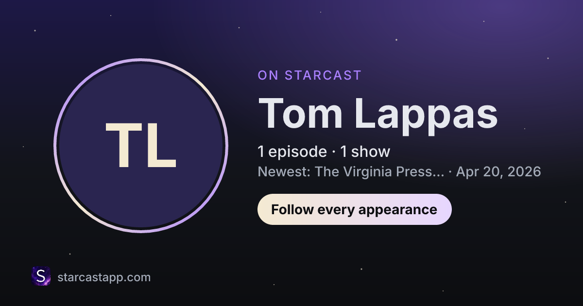 The preview card for Tom Lappas