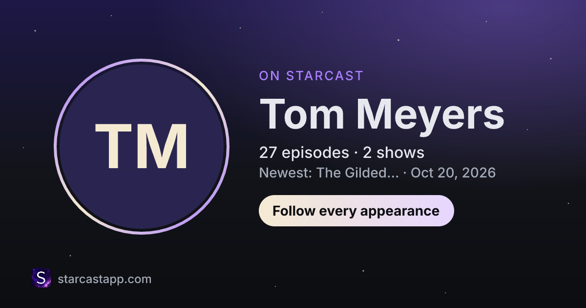 The preview card for Tom Meyers
