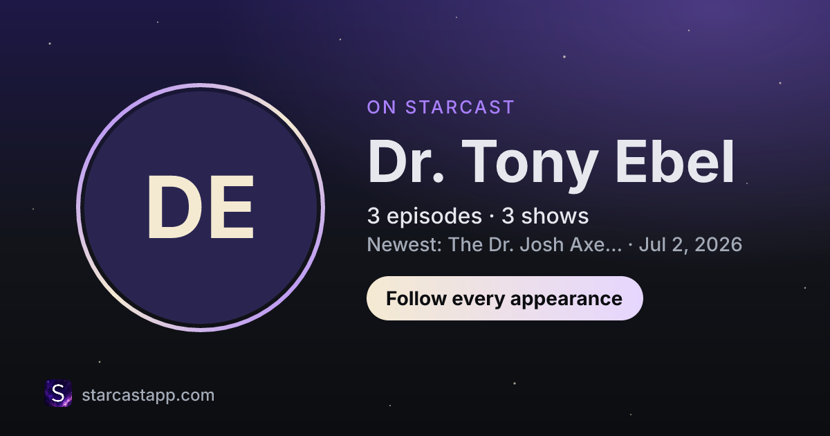The preview card for Dr. Tony Ebel