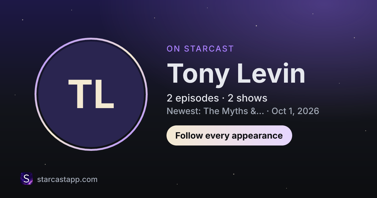The preview card for Tony Levin