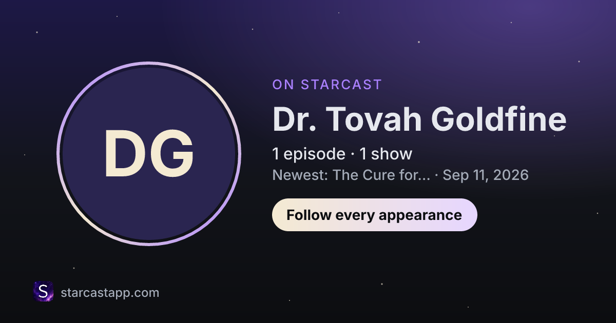 The preview card for Dr. Tovah Goldfine