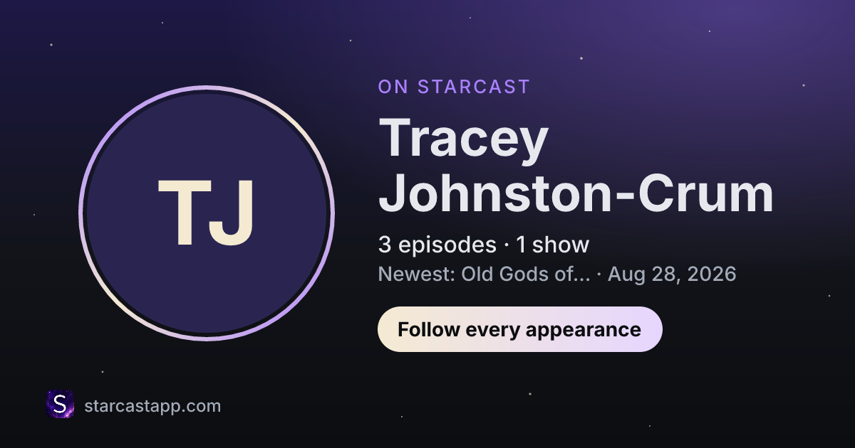 The preview card for Tracey Johnston-Crum