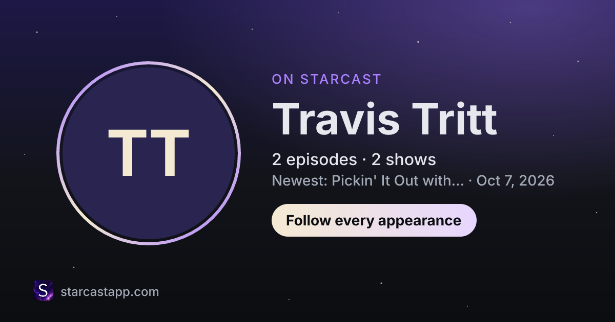 The preview card for Travis Tritt