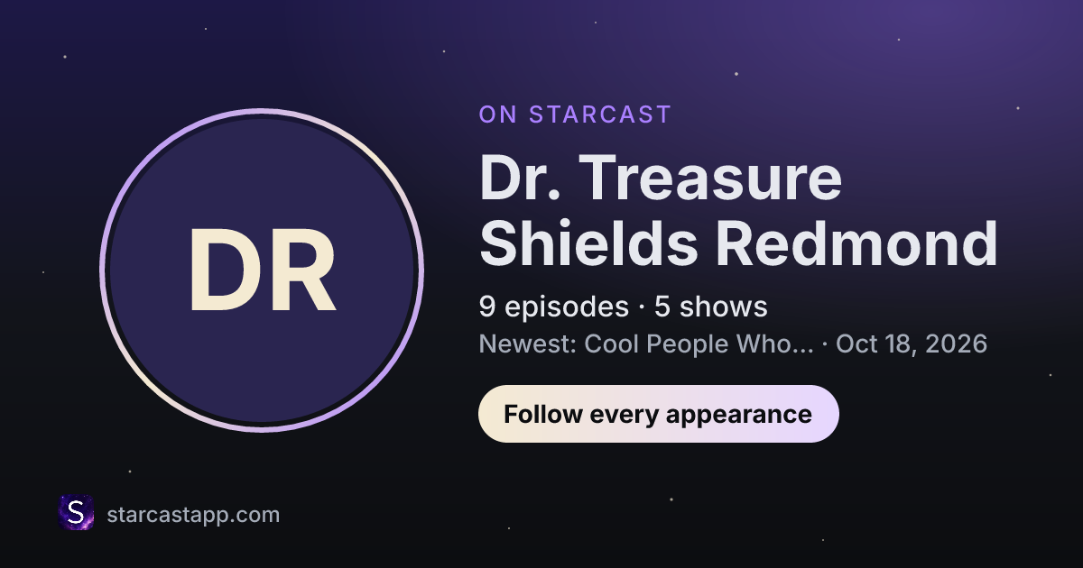 The preview card for Dr. Treasure Shields Redmond
